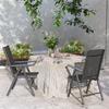 Set of 2 Folding Garden Chairs, Aluminium Frame Outdoor Dining Chairs with Breathable Mesh Back and Seat