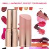 10pcs Round Empty Lipstick Tube Lip Balm Refillable Shell Container DIY Case Pink and Gold Gradient