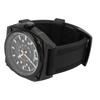 Men Multifunctional Quartz Watch Water Resistant Silicone Strap Stylish Wristwatch Casual Business Chronograph Watch