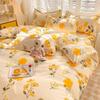 Cartoon Dormitory Three-piece Set Single Bedding Quilt Cover Double Bed Sheet Four-piece Set