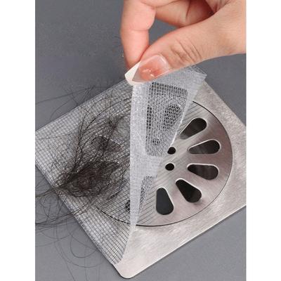 Disposable Bathroom Sink Hair Catcher, Self-Adhesive Drain Cover, Reusable Shower And Bathtub Hair Catcher, Easy To Install Drain Filter Stickers