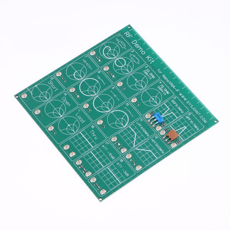 Rf Test Board, 18 Functional Modules Rf Demo Kit Nanovna Test Filters Vector Network Analyzer Board Attenuator