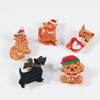 PVC Animal Dog Hair Claw Cartoon Christmas Shark Clip Kawaii Cat Hair Clip  Daily
