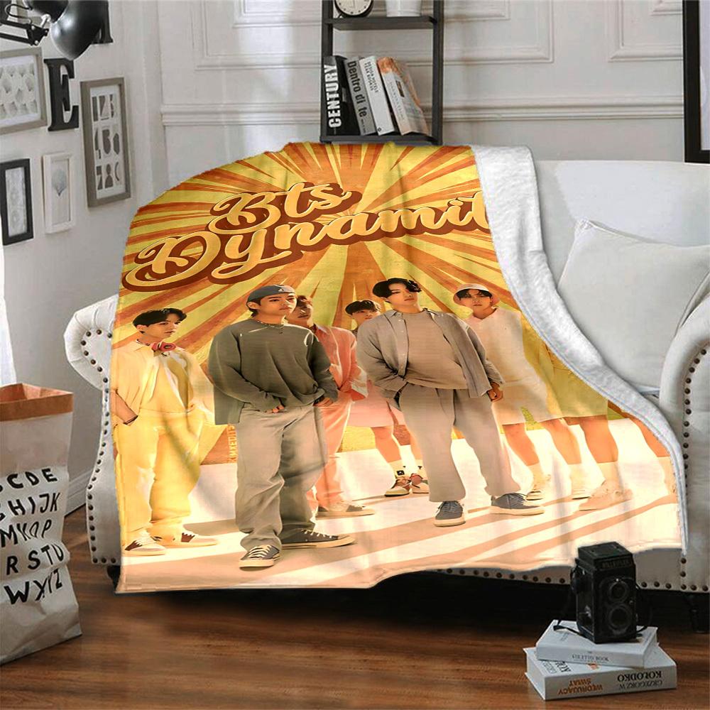 1PC Dynamite Blanket Soft Warm All Season Throw for Sofa, Bed, Car, Office Vibrant Colorful Design, Durable & Cozy Gift