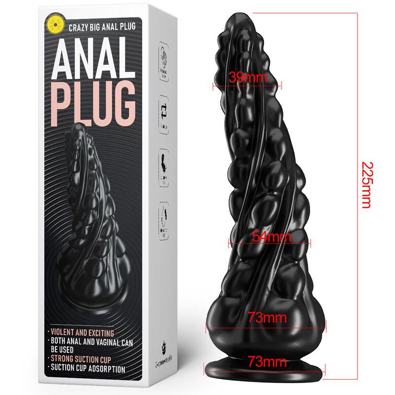 Flower Explosion Suction Cup Anal Plug for Men and Women with SM Backyard Masturbation Device Deformed Anal Plug Adult Sex Toys