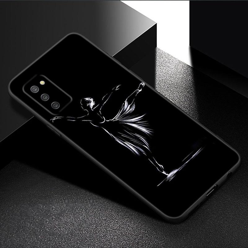 

Чехол для телефона Ballet Girl для Samsung Galaxy A01 A03 Core A04 E A02 A05 A10 A20 A21 A30 A50 S A6 A8 + A7 2018 черный силиконовый чехол Samsung A8 Plus 2018