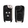 Flip Folding Remote Car Key Shell Case For Chevrolet Cruze Epica Lova Camaro Impala Aveo 2010 2011 2012 2013 Hu100 Blade