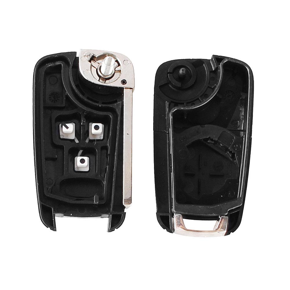 Flip Folding Remote Car Key Shell Case For Chevrolet Cruze Epica Lova Camaro Impala Aveo 2010 2011 2012 2013 Hu100 Blade