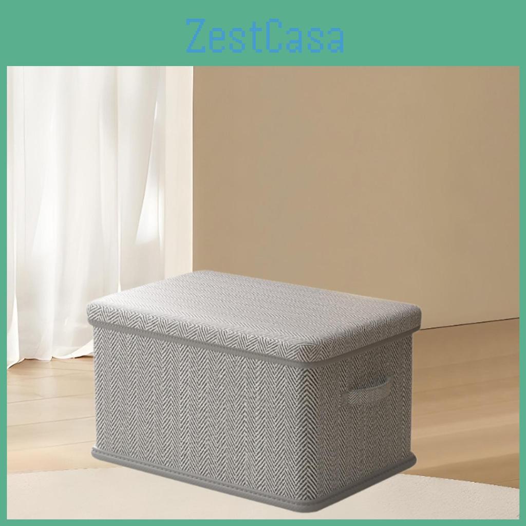 Foldable With Storage Box Lid Dustproof Clothes Organizer For Pants Sheets Pillows Kids Room