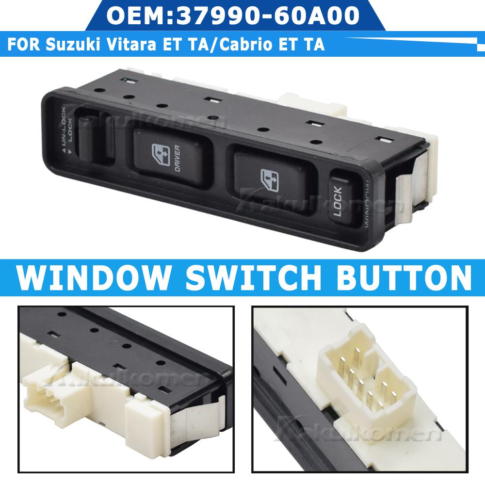 For Suzuki Escudo Vitara 1992-1998 37990-60A00 Electric Power Window Control Switch Car Window Lifter Switch Button 37995-60A00
