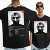 Sänger Mf Doom Madlib Madvillain Doppelseitiges Grafik Baumwoll T-Shirt Oberteile Männlich Hip Hop T-Shirt Männer Frauen Fleece Baumwoll T-Shirts