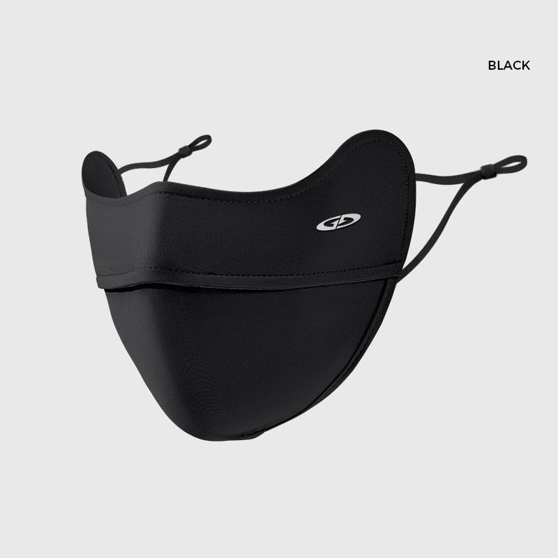 Summer Ice Silk Uv Protection Face Mask For Men, Outdoor Sun Shield Face Cover With Eye Corner Guard