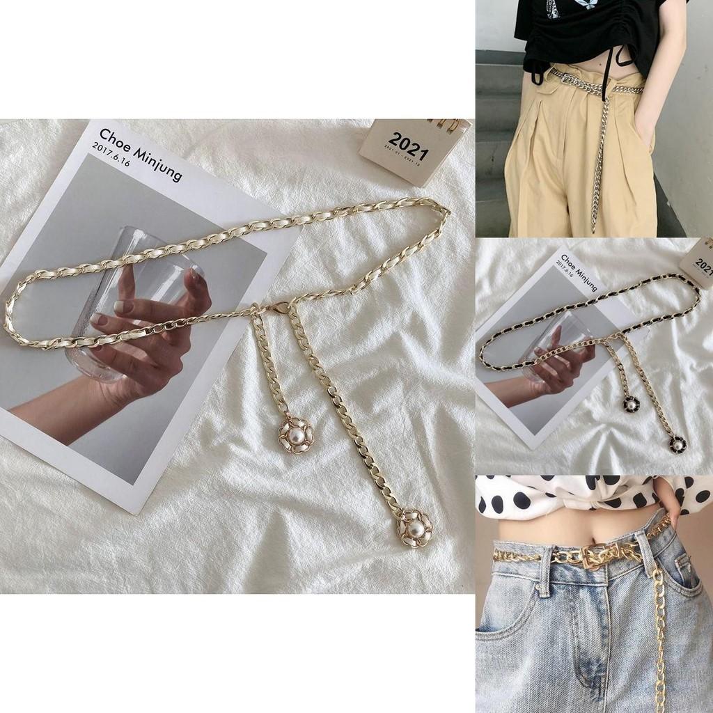 Trendy Gold Metal Waist Chain For Women Stylish Decorative Accessory For Skirts And Jeans