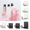 Rustproof Sticker Bathroom Clothes Hanger Adhesive Hooks Wall Door Holder Stainless Steel Hook