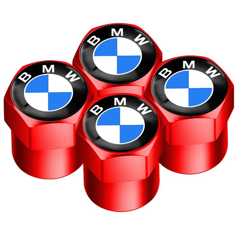 For BMW M X1 X3 Q8868 4pcs Car Wheel Tire Valves Tyre Air Caps Case For BMW M Power Performance F10 F31 E36 E39 E87 E90 X5 Car Interior Stickers