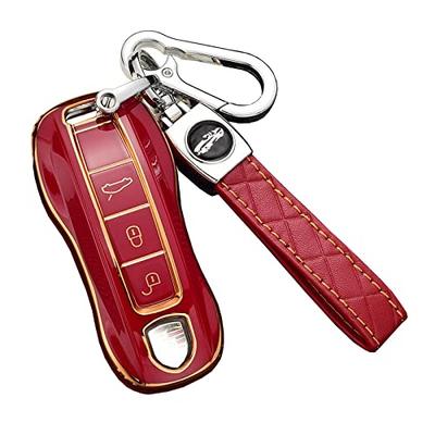 Ontto Pouzdro na chytrý klíč Porsche Kryt klíče Kryt klíče Držák klíčů Módní Luxusní Odolné proti poškrábání