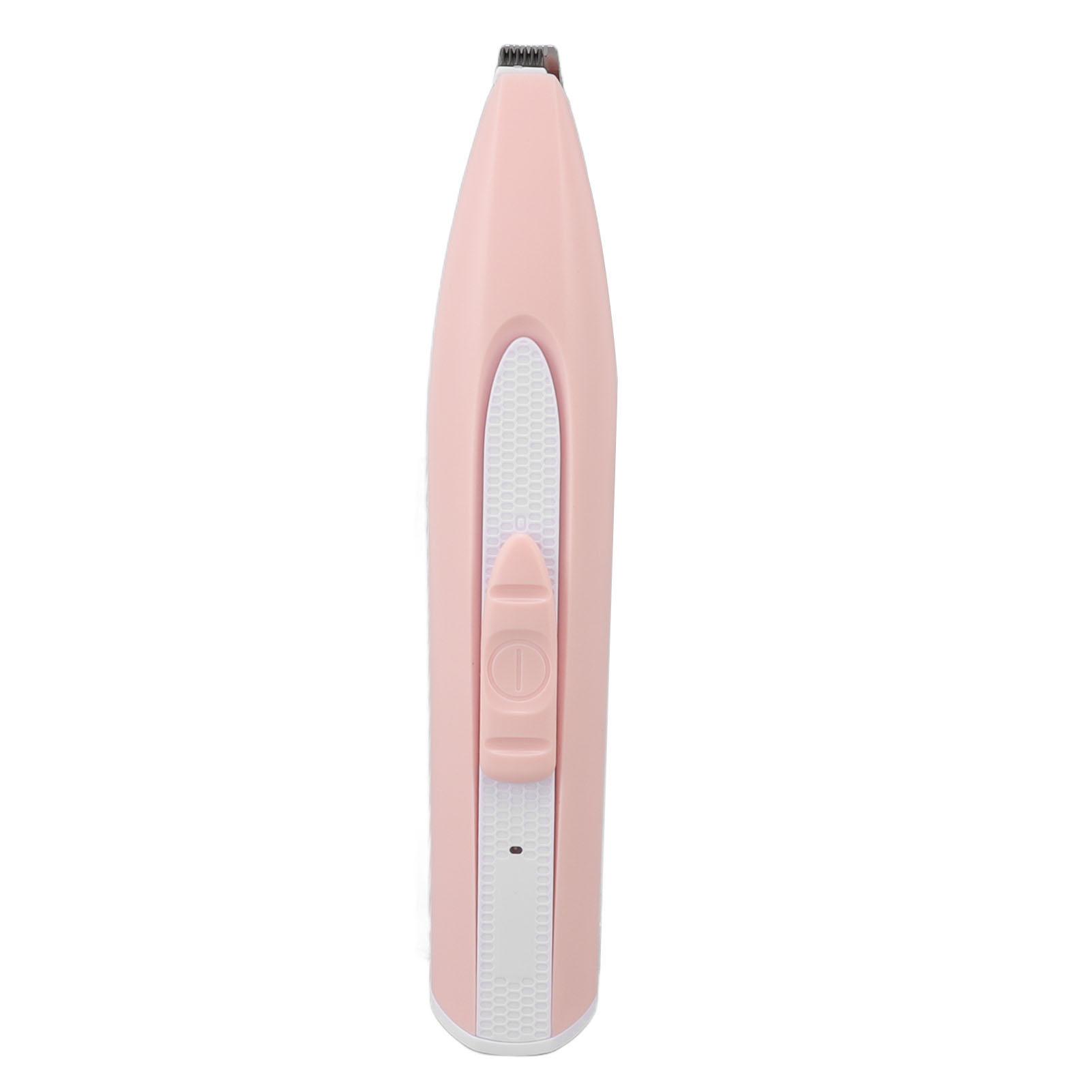 

Pet Paw Hair Trimmer USB Rechargeable Low Noise Vibration Safe Dog Cat Grooming Clipper for Ears Face