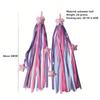 Kids Bike Handlebar Streamers Kids Scooter Handlebar Ribbons Streamers Handle Flowing Colorful Tassel Accessory For Kids Bicycle