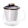 Wave Glass Tea Infuser Cup