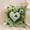 St Patricks Day Cute Cushion Cover Soft Plush Throw Pillow Cover  DoubleSided Printed Cushion Case  Cozy Sofa  Home Decor