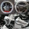 50pcs Disposable Universal Car Transparent Steering Wheel Gear Cover Elastic Waterproof Plastic Isolation Protection Cover