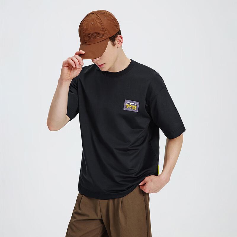 Navigare Men's Cool Quick-Dry Round Neck Short Sleeve Tee