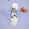 Dog Clothes Halloween Shirts Dog Doggy Cool Ghost Pattern  Hoodie Dog Clothes Dog Sweatshirts Apparel Pet Turtleneck Puppy for D