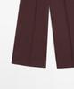 Masimodutti 100% Linen Mid-Rise Flare Pants