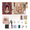 Tonecheer Book Nook 3D DIY Miniaturní dům Dřevěný Kniha Knihovna DIY Sada pro Začátečníky a Dárek k Narozeninám Sada, Puzzle, Sada, Zarážky na Knihy, Stojánek,