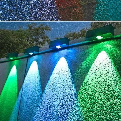 Upgraded Ultra Bright Solar Wall Lamp Outdoor Garden Yard Layout Wall Lamp Household Yard Atmosphere Lamp