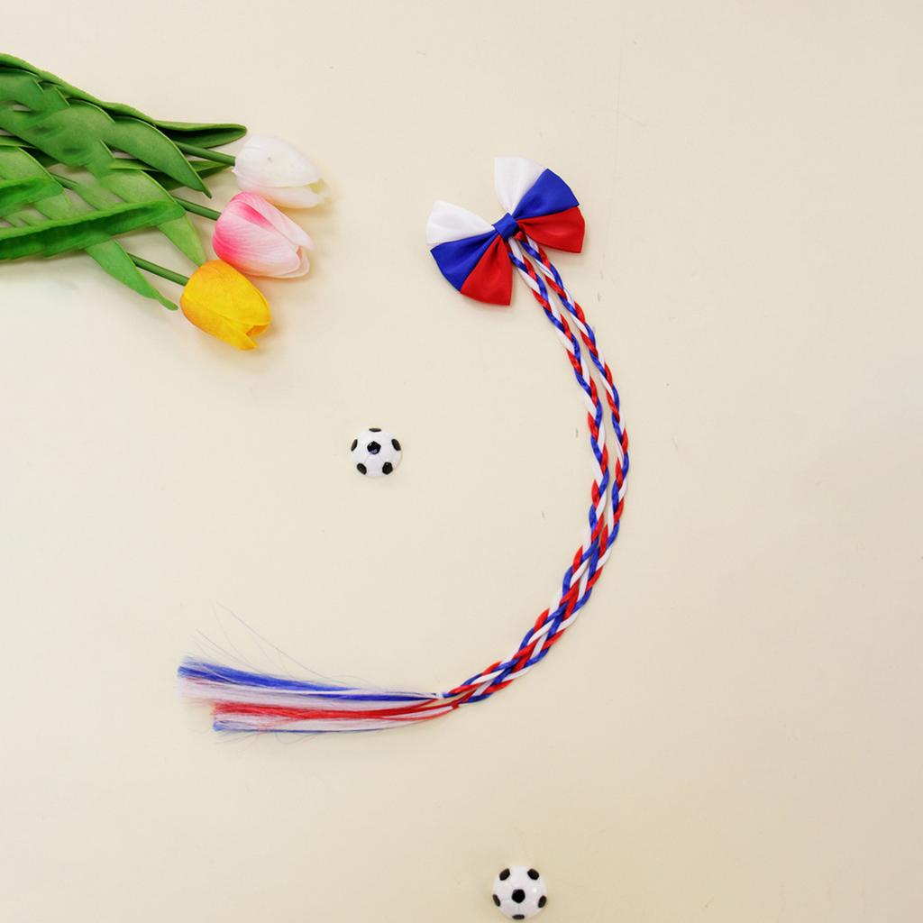 Colorful Themed Headbands, Football Fan Cheering Party Party Festive Bow Hair Accessories