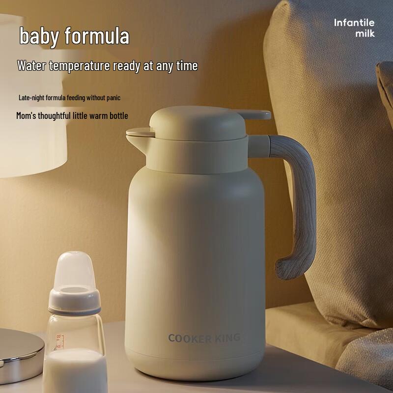 COOKER KING 1L Insulated Glass Kettle