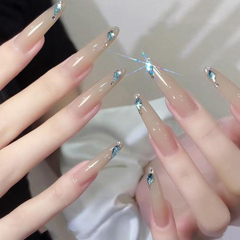 30 Pcs/Box Irregular-Shaped Drill Nail Art 3D Nail Stones Gems Pearl Diy Manicure Decorations Accessories