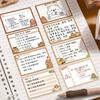 256 PCS/Set DIY Memo Pad Pull-out Design Labels Stickers Sticky Note  School Office Supplies