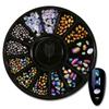 Mixed Color Nail Art Glitter Rhinestone Crystal Gems Jewelry Bead Manicure Decoration Accessories Nail Supplies For Professional