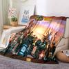classic game World of Warcraft Frozen Throne blanket Soft and portable four season home bed, sofa blanket, office travel, lunch break, warm blanket Y5