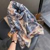 Women's Stylish Faux-Cashmere Scarf – Korean-Style Printed Warm Neck Warmer & Air-Conditioning Shawl