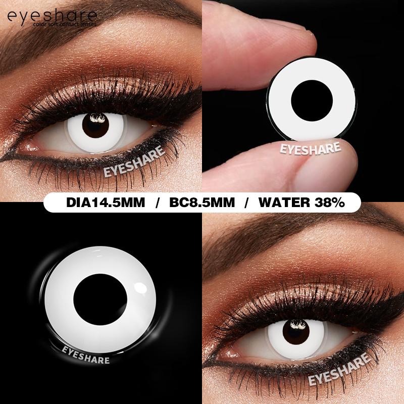 Eyeshare Bunte Kontaktlinsen für Halloween, Anime-Zubehör, Linsen, Cosplay, Augenlinsen, jährlich, 2 Stück/Paar
