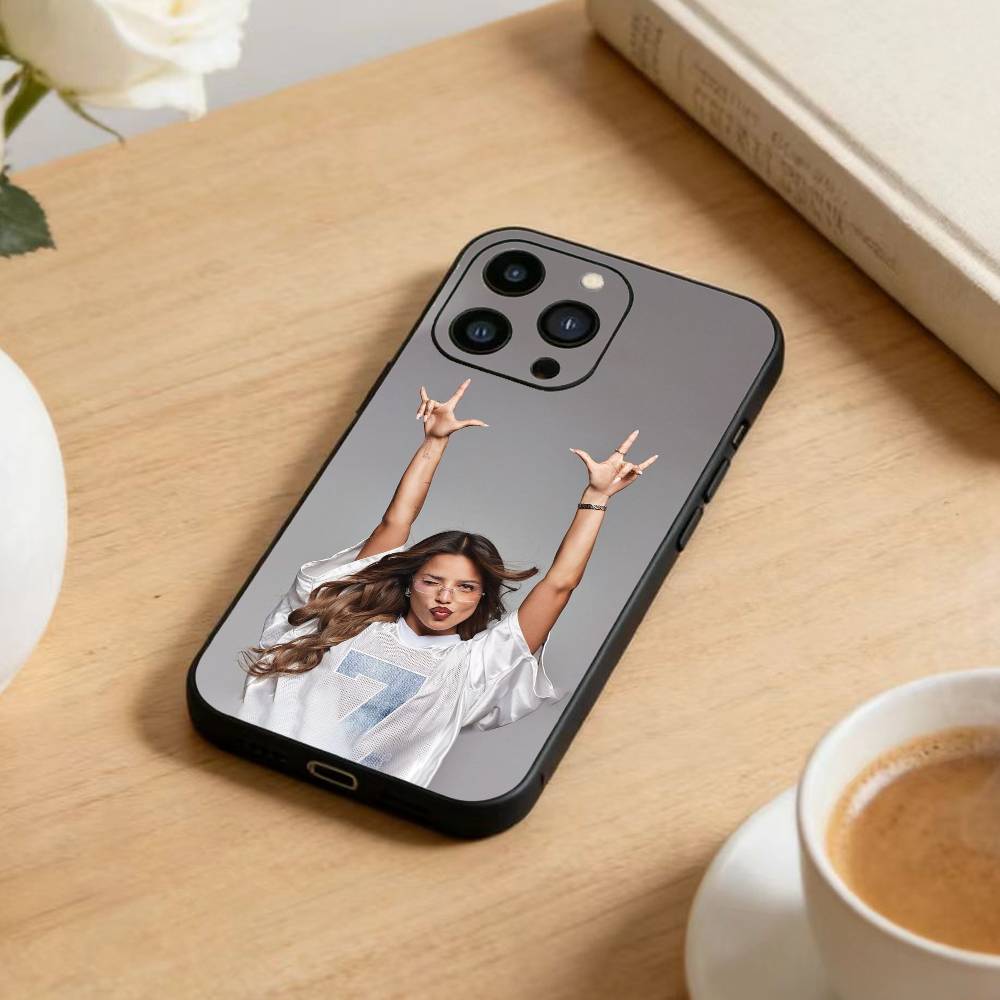 Emilia Mernes Phone Case For iPhone 16,15,14,13,12,17,Pro Max,Plus Silicone Black Case