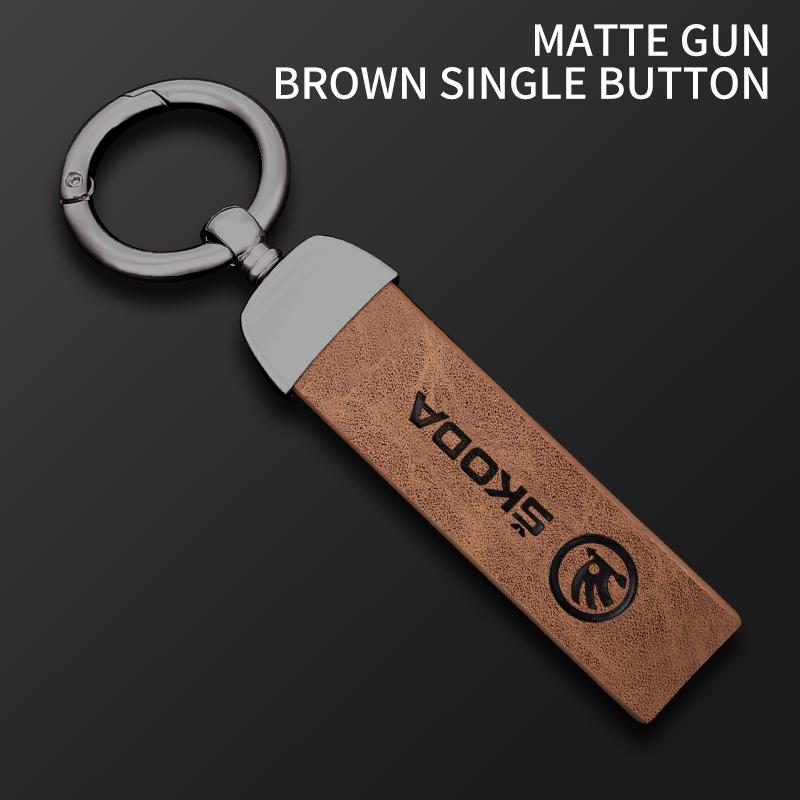 2026 Hot Car Flip Remote Key Fob Case Cover Protector Holder Shell For Skoda Octavia A5 A7 Fabia Superb Kodiaq Karoq Keychain Ac