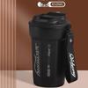 Ting Le 316 Stainless Steel Octagonal Insulated Coffee Mug with Carry Strap