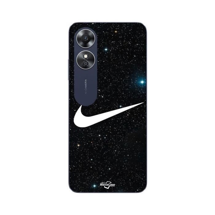 Coque - Maniacase - Oppo A17 - Souple - Noir - Galaxie étoilée