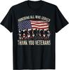 Honoring All Who Served Thank You Veterans Memorial Day 2026 Gift Unisex T-Shirt