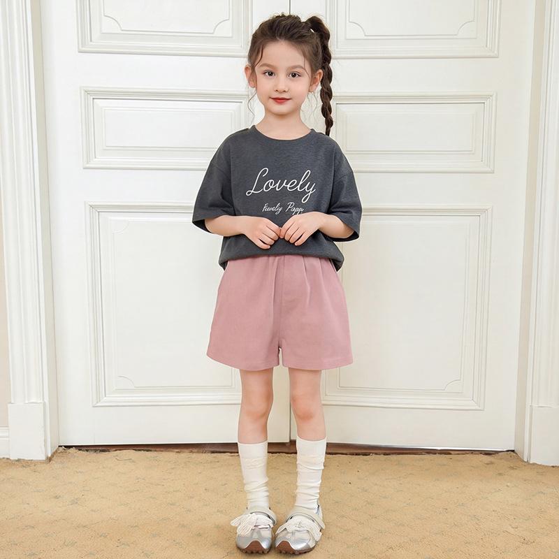Kids' Cotton Soft Korean-Style Casual Shorts - Simple, Stylish Fashion Pants
