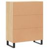 Cabinet, Sonoma Oak, 69.5X34X90 Cm, Wood-Based Material