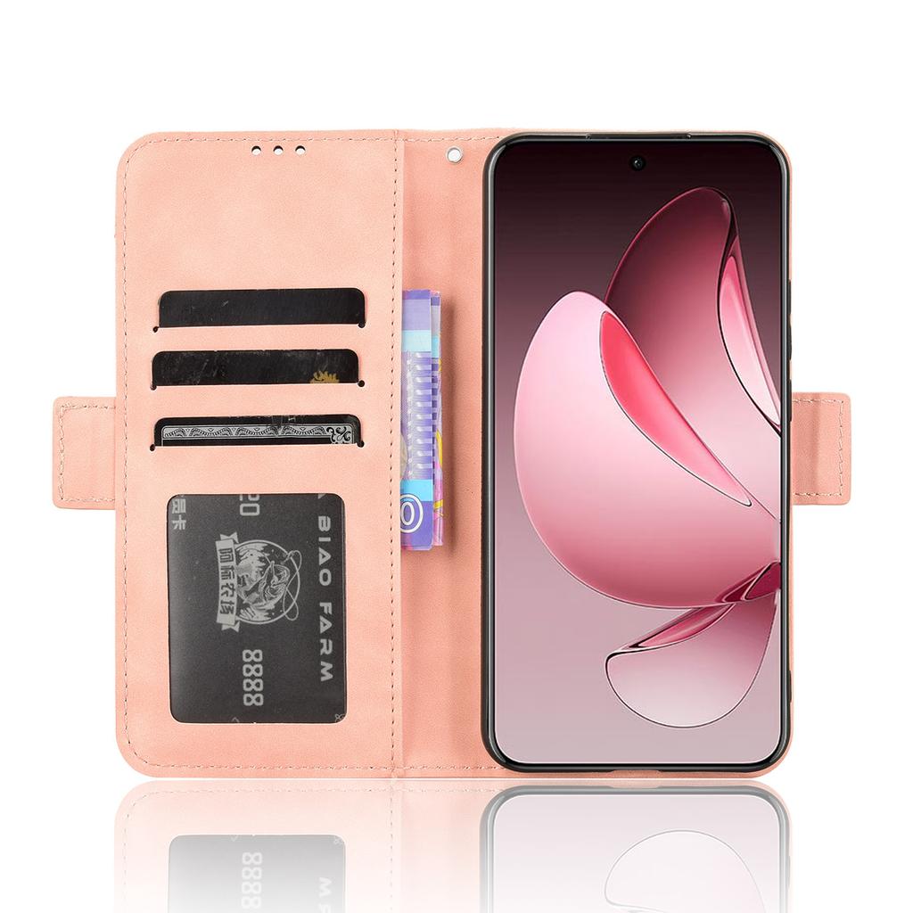 For Oppo Reno13 Pro 5G Leather Case Phone Wallet Cover with Multiple Card Slots