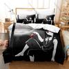 Hinamizawa Village Character Print Higurashi Anime Bedding Set Duvet Cover + 2 Pillowcases Twin Full Queen King Bedding Set