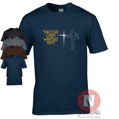 The Old Gris Sifflet Test T-Shirt 70's 80's Rétro Rock Musique TV Program Vinyle