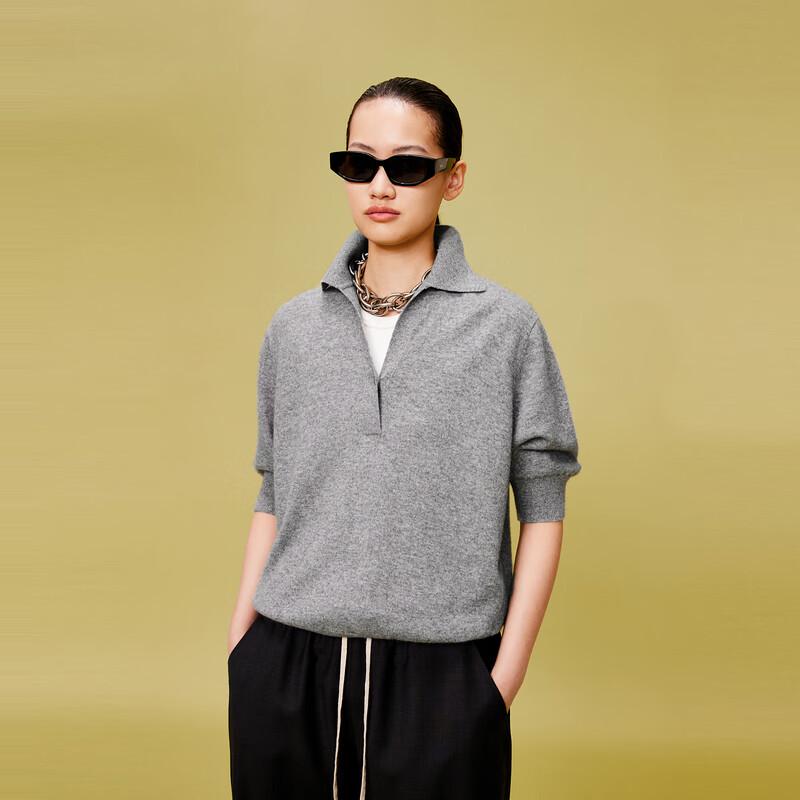LESS 2024 Spring 100% Cashmere Knit Sweater