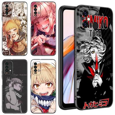 Funda de teléfono negra con diseño de Himiko Toga para Xiaomi Redmi 11 Prime 11A 12C 13C A1 A2 Plus 12 4G 10 5G 8A 9A 10A 9C 10C 9i 12R Note 9T